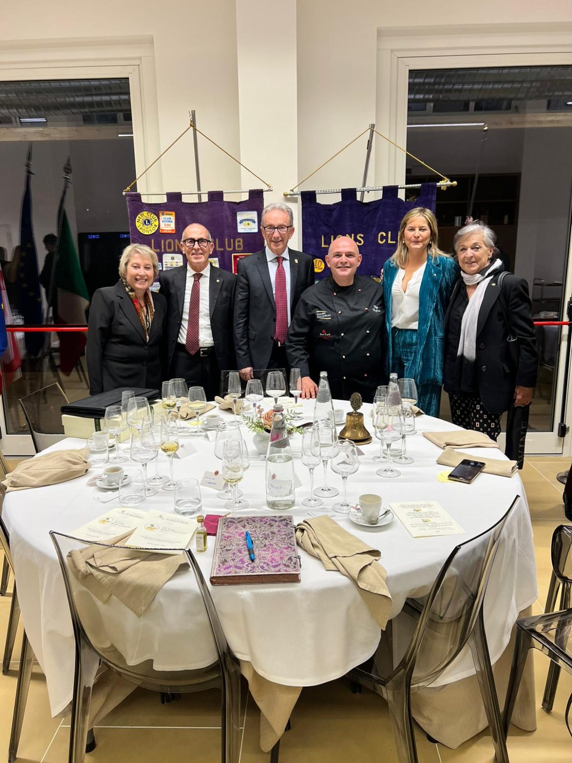 Chef Cogliandro Governatore e presidenti Lions