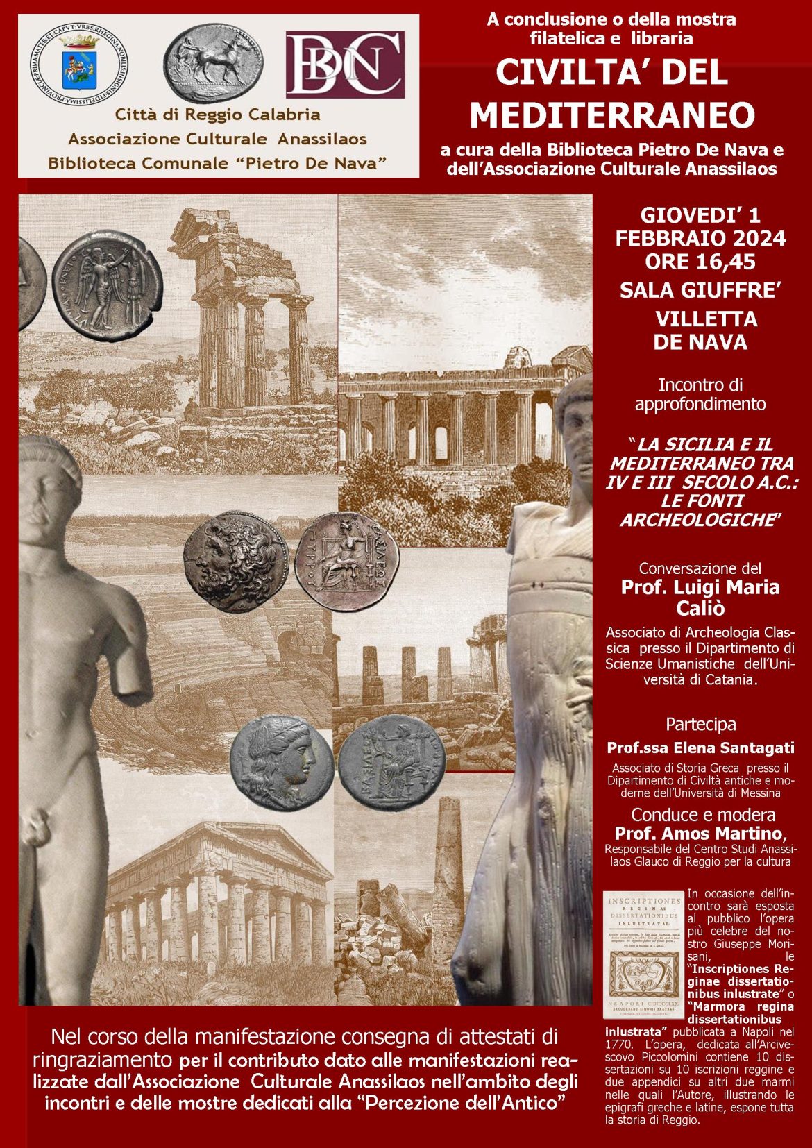 INCONTRO ANASSILAOS STORIA ANTICA MEDITERRANEO 3 SEC. A.C.